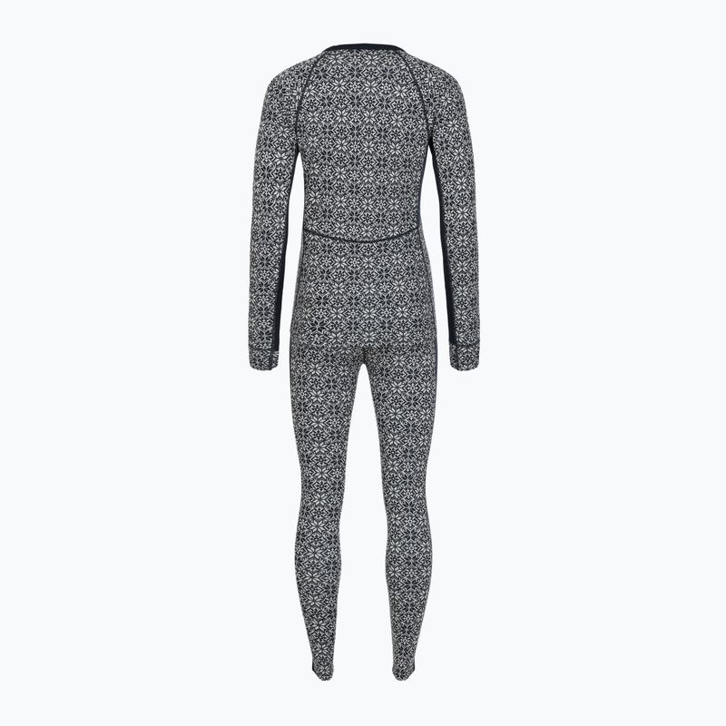Damen-Set Funktionsunterwäsche Woolcano SET1109 Granatowy 2