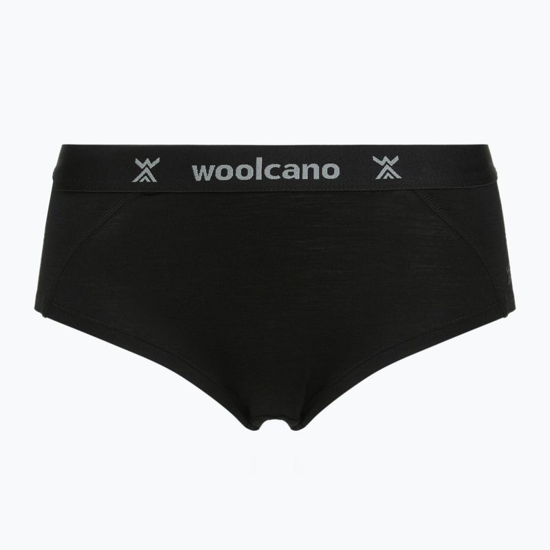 Damenboxershorts Woolcano SHT1110 Czarny