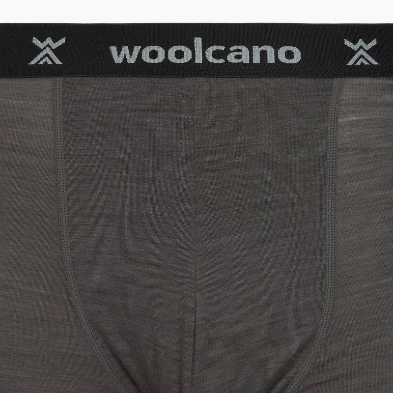 Herrenboxershorts Woolcano SHT1112 Szary 4