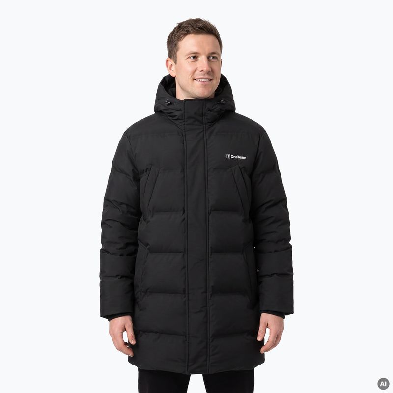 Herren-Winterjacke OneTeam TacticalPro Czarny