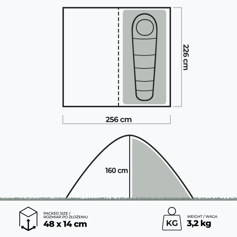 KADVA BIKEdome 1-Personen-Fahrradzelt grün 21
