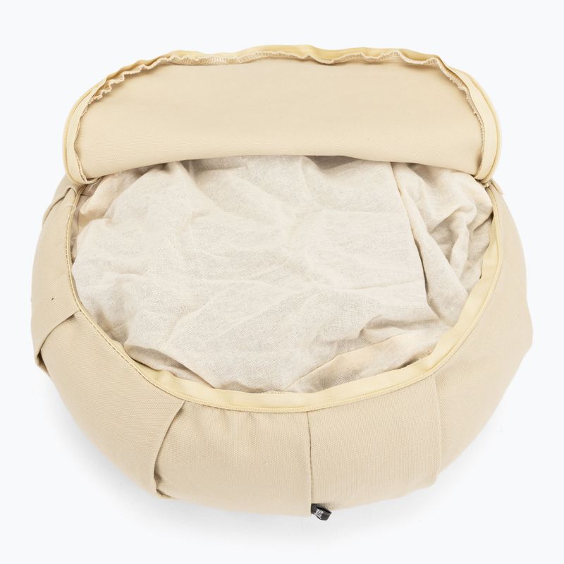 Meditationskissen mit Buchweizenschalen XTREXO Zafu Contempla beige 6