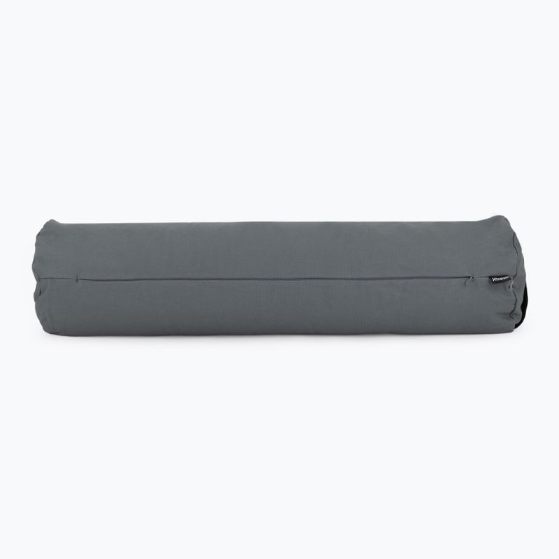 Bolster für Yoga mit Buchweizenschalen XTREXO Contempla grau 3