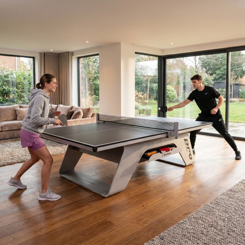 Tischtennistisch OneTeam OT-TTI-PRO Schwarz 4