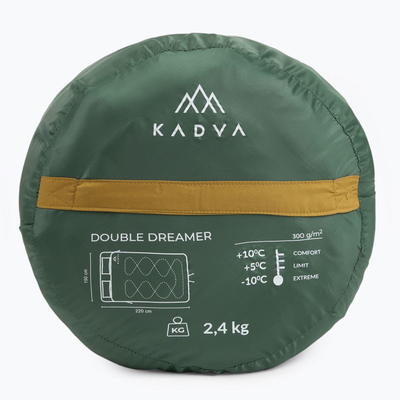 Doppelschlafsack KADVA Double dream green 10