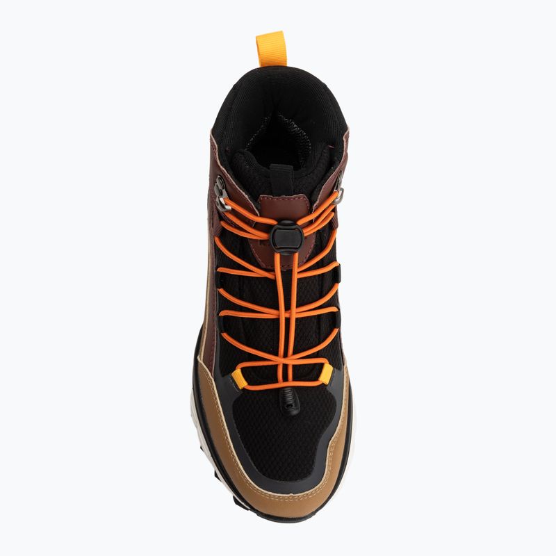 Kinder-Winterstiefel KADVA RUBYE MID WP Brażowy/Czarny/Pomarańczowy 5