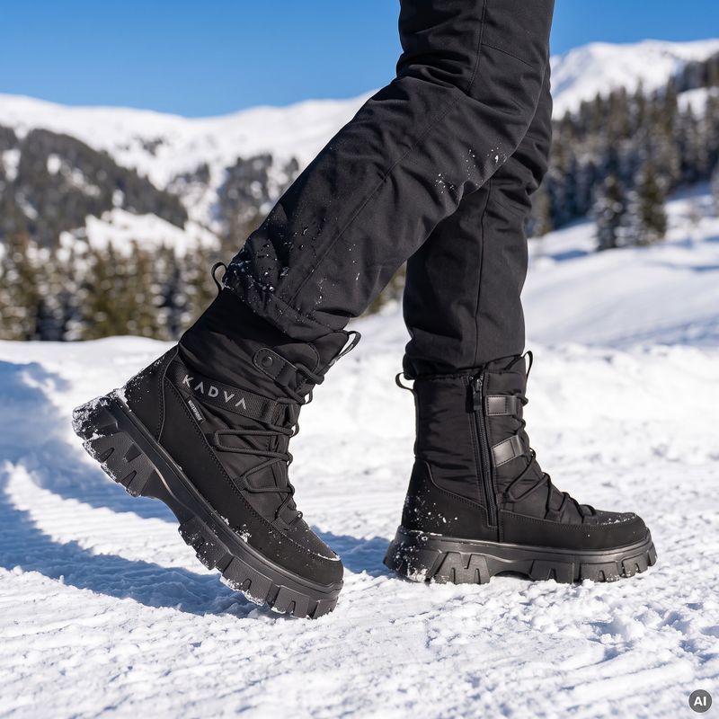 Damen-Schneestiefel KADVA BIGRA HG WP WMNS Black 7
