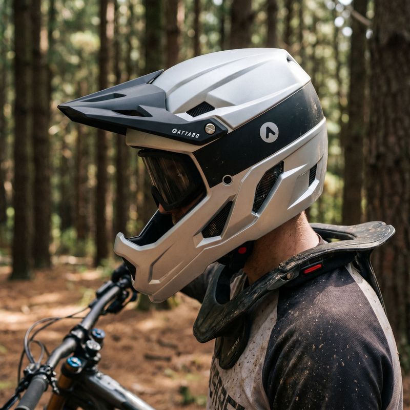Fahrradhelm ATTABO State 1.0 full face silver 10