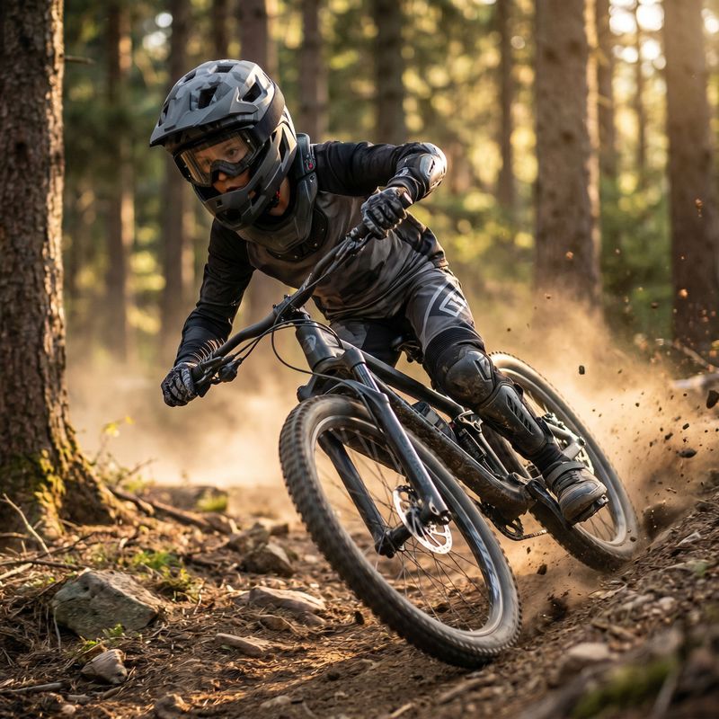 Kinderfahrradhelm ATTABO Predator full face gray 11