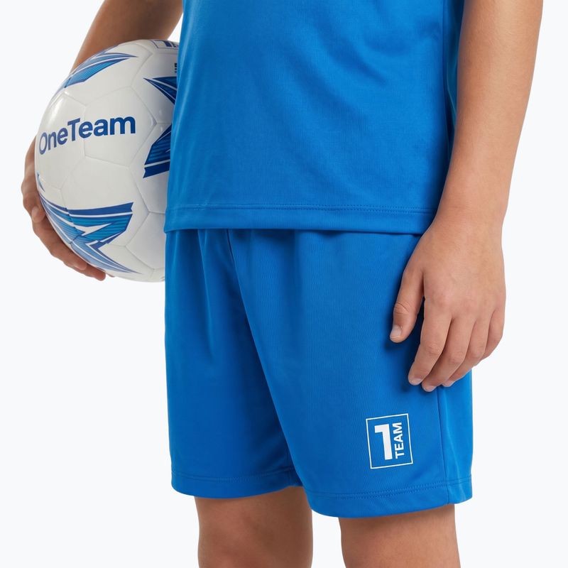 Kinder-Fußballset OneTeam Precision Set Trikot und Shorts blau 5