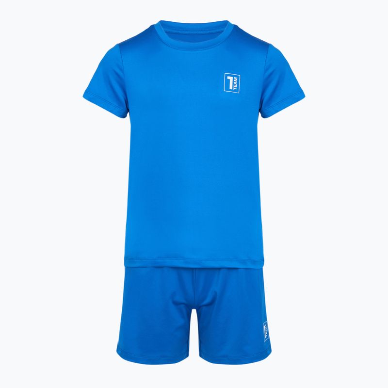 Kinder-Fußballset OneTeam Precision Set Trikot und Shorts blau 6