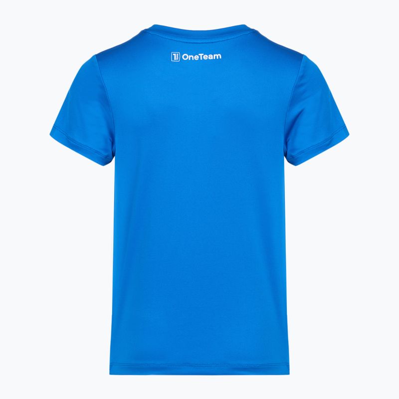 Kinder-Fußballset OneTeam Precision Set Trikot und Shorts blau 9