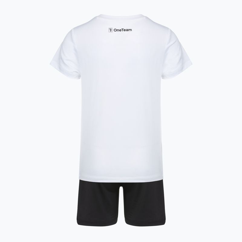 Kinder-Fußballset OneTeam Precision Set Trikot und Shorts weiß 7