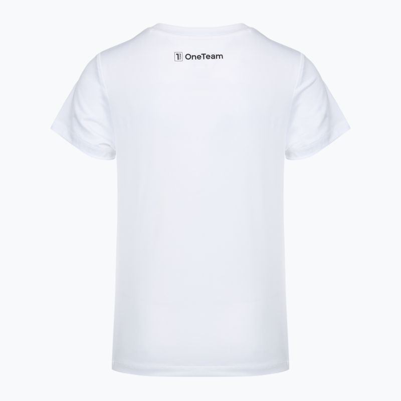 Kinder-Fußballset OneTeam Precision Set Trikot und Shorts weiß 9
