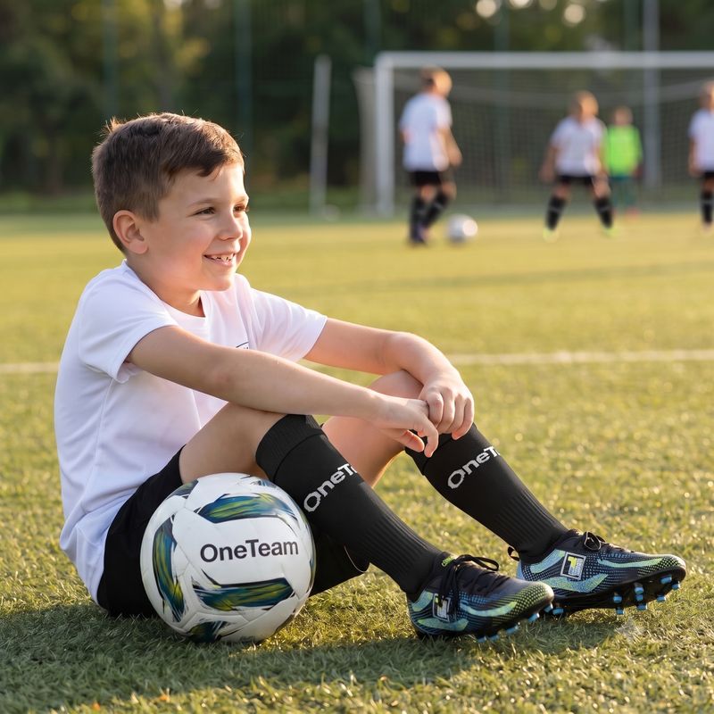 Kinder-Fußballset OneTeam Precision Set Trikot und Shorts weiß 15