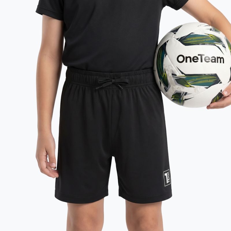 Kinder-Fußballset OneTeam Precision Set Trikot und Shorts schwarz 5