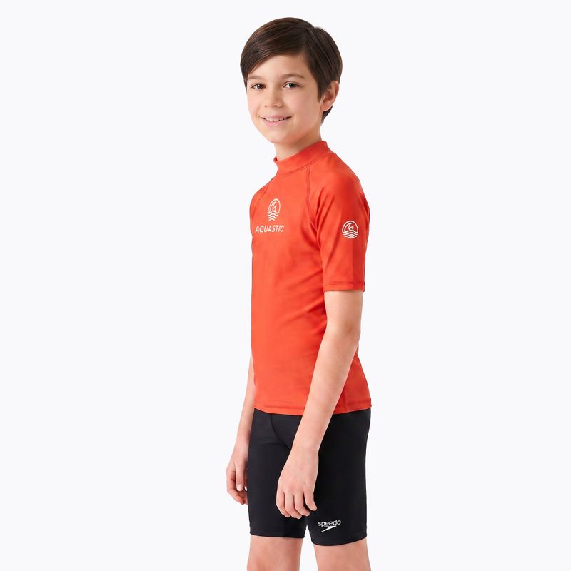 Kinder-Shirt AQUASTIC Rimos UV 50+ UPF orange 3