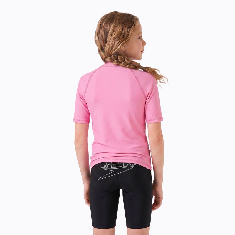 Kinder-Shirt AQUASTIC Rimos UV 50+ UPF pink 2