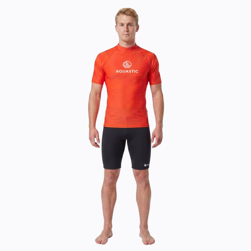 Herren-Shirt AQUASTIC Rimos UV 50+ UPF orange 4