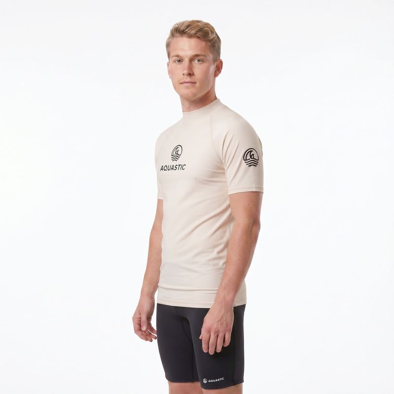 Herren-Shirt AQUASTIC Rimos UV 50+ UPF beige 2