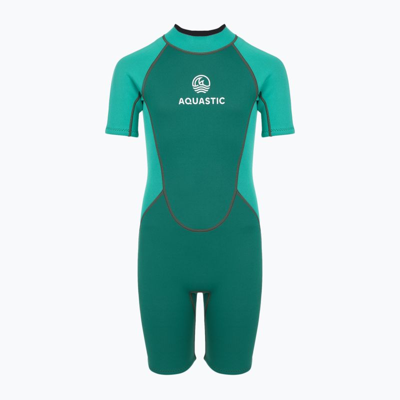 Kinder-Neoprenanzug AQUASTIC Wavey Jrg 2 mm türkis 3