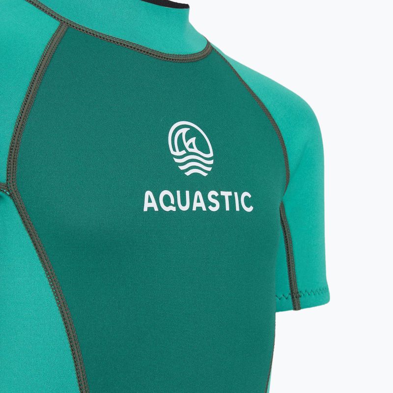 Kinder-Neoprenanzug AQUASTIC Wavey Jrg 2 mm türkis 5