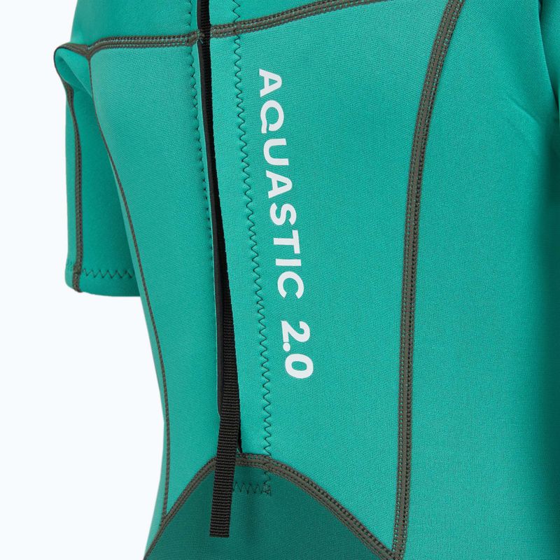Kinder-Neoprenanzug AQUASTIC Wavey Jrg 2 mm türkis 7