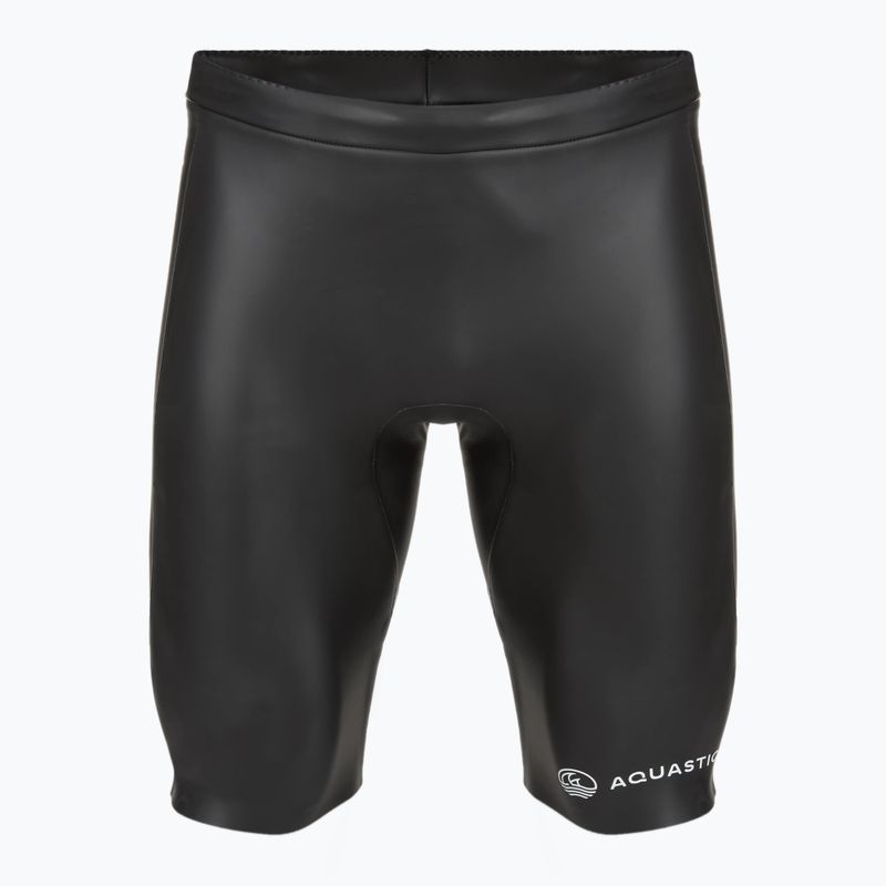 Neopren-Shorts Herren AQUASTIC OceanFlex 5/3 mm GLIDE SKIN schwarz