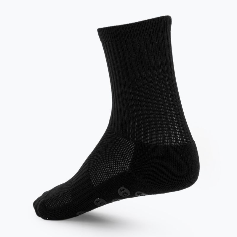 Kinder-Fußballsocken OneTeam Precision Grip non-slip 2-pack black 2