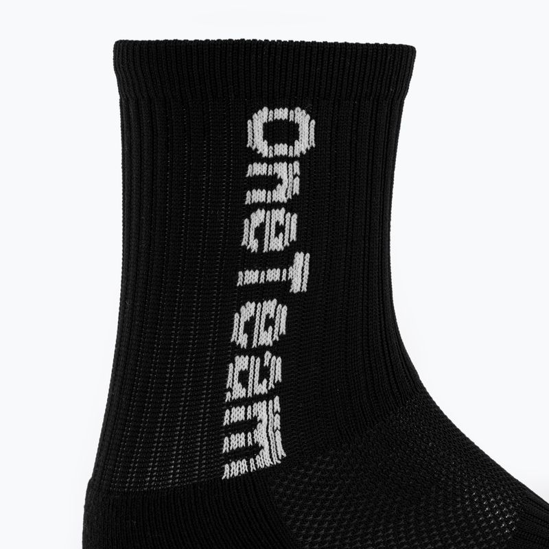 Kinder-Fußballsocken OneTeam Precision Grip non-slip 2-pack black 3