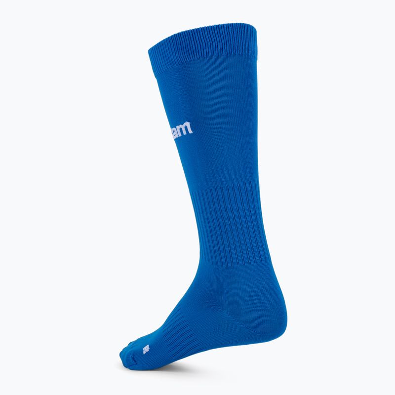 Kinder-Fußballsocken OneTeam Precision football socks blue 2