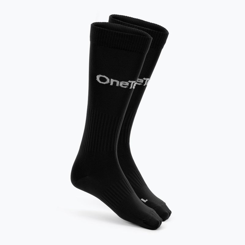 Kinder-Fußballsocken OneTeam Precision football socks black