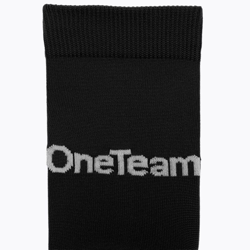 Kinder-Fußballsocken OneTeam Precision football socks black 3