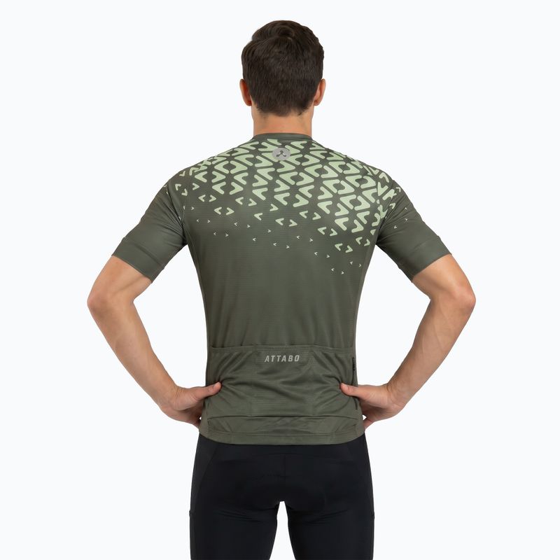 Herren-Fahrradtrikot ATTABO Tevi green 2