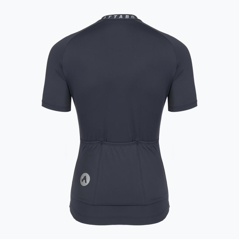 Damen Fahrradtrikot ATTABO TEVRA mit kurzem Reißverschluss schwarz 7