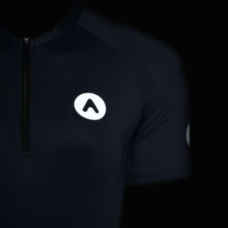 Damen Fahrradtrikot ATTABO TEVRA mit kurzem Reißverschluss schwarz 12