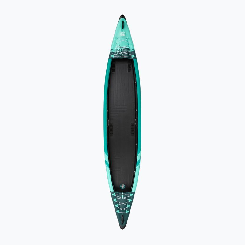AQUASTIC Cortez 13'9" 420 cm grünes aufblasbares 2-Personen-Hochdruck-Kajak