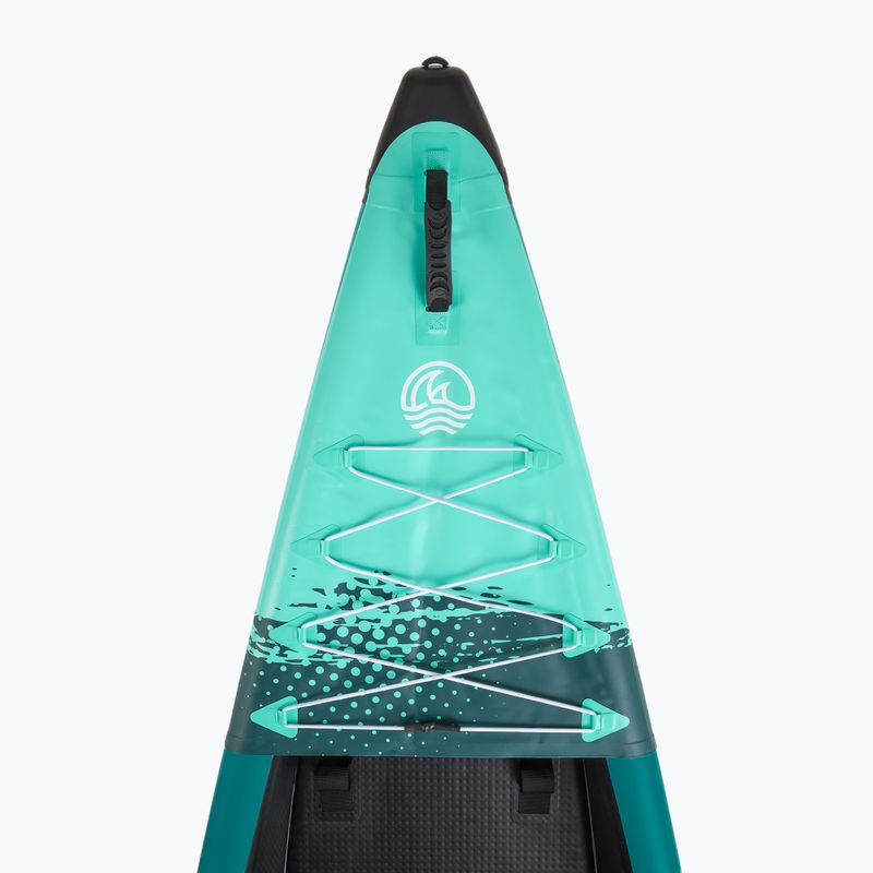 AQUASTIC Cortez 13'9" 420 cm grünes aufblasbares 2-Personen-Hochdruck-Kajak 5