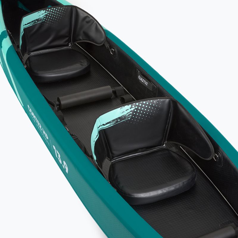 AQUASTIC Cortez 13'9" 420 cm grünes aufblasbares 2-Personen-Hochdruck-Kajak 6