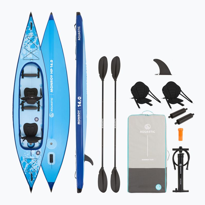 AQUASTIC Monroy 14'0" 427 cm blau Kajak/SUP Hybrid