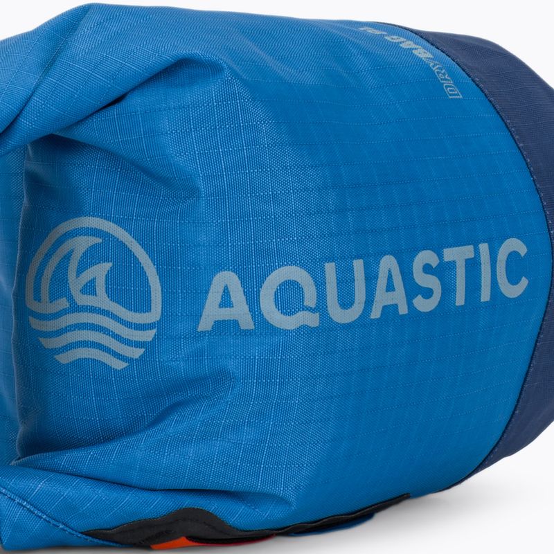 Wasserdichter Packsack AQUASTIC Dry Bag 8 l Nylon/TPU Blau 8