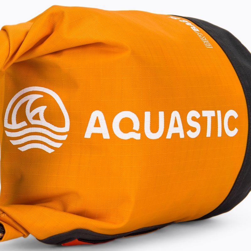 Wasserdichter Packsack AQUASTIC Dry Bag 8 l Nylon/TPU Orange 2