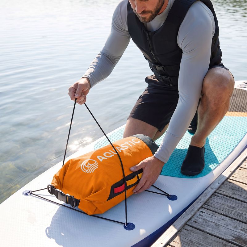 Wasserdichter Packsack AQUASTIC Dry Bag 13 l Nylon/TPU Orange 3