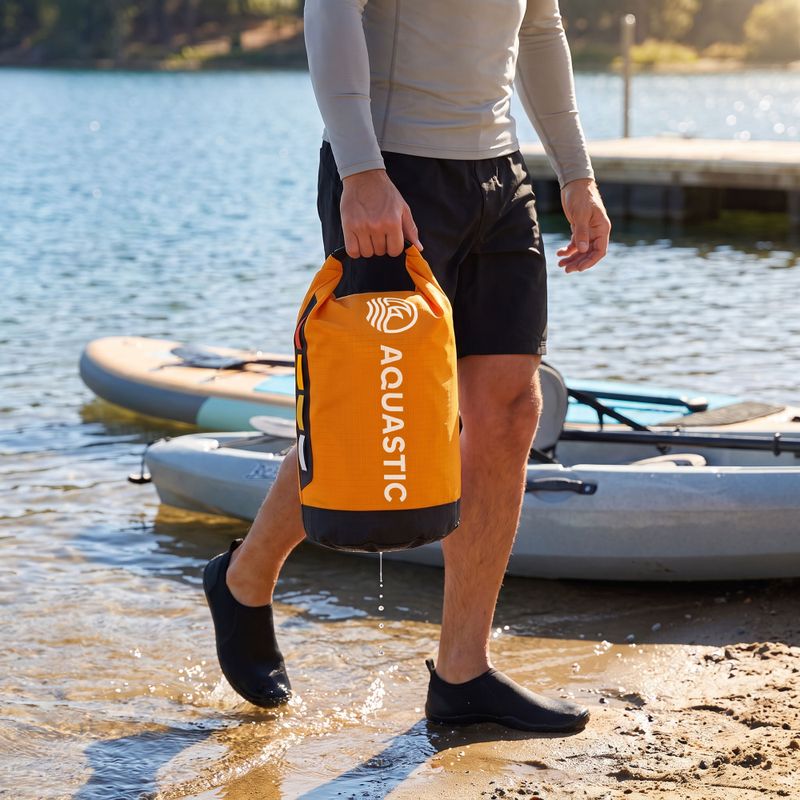Wasserdichter Packsack AQUASTIC Dry Bag 20 l Nylon/TPU Orange 5