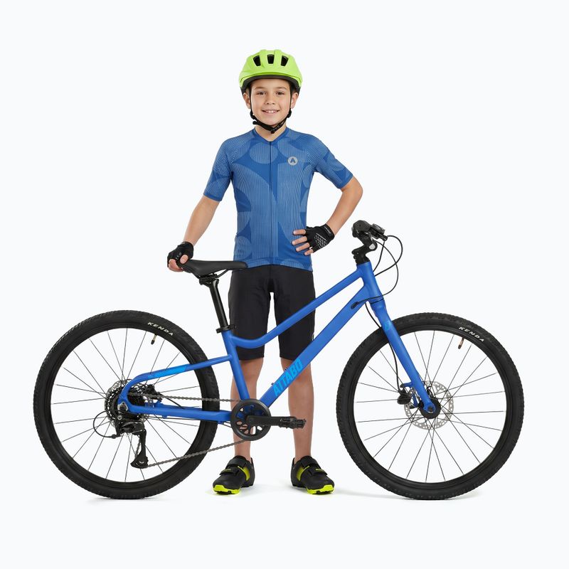 Kinder-Radtrikot ATTABO Vites navy blue 5