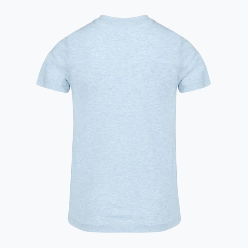 Kinder-Trekking-T-Shirt KADVA Merivra merino blue 2