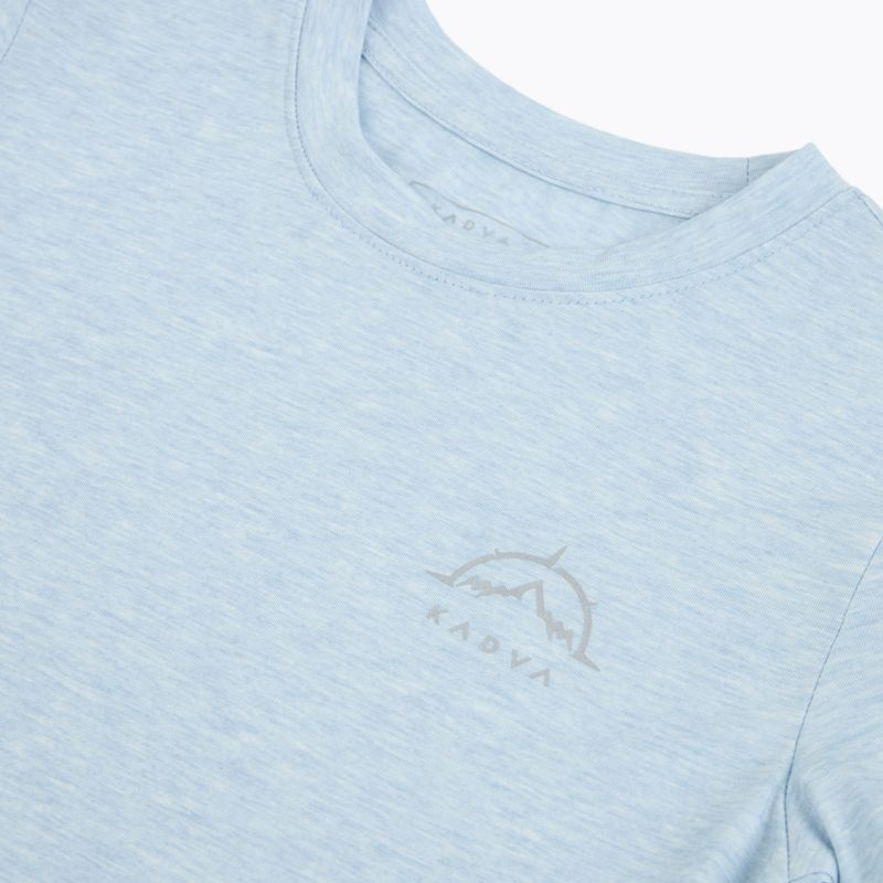 Kinder-Trekking-T-Shirt KADVA Merivra merino blue 3