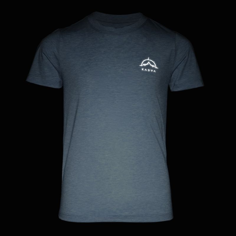 Kinder-Trekking-T-Shirt KADVA Merivra merino blue 5