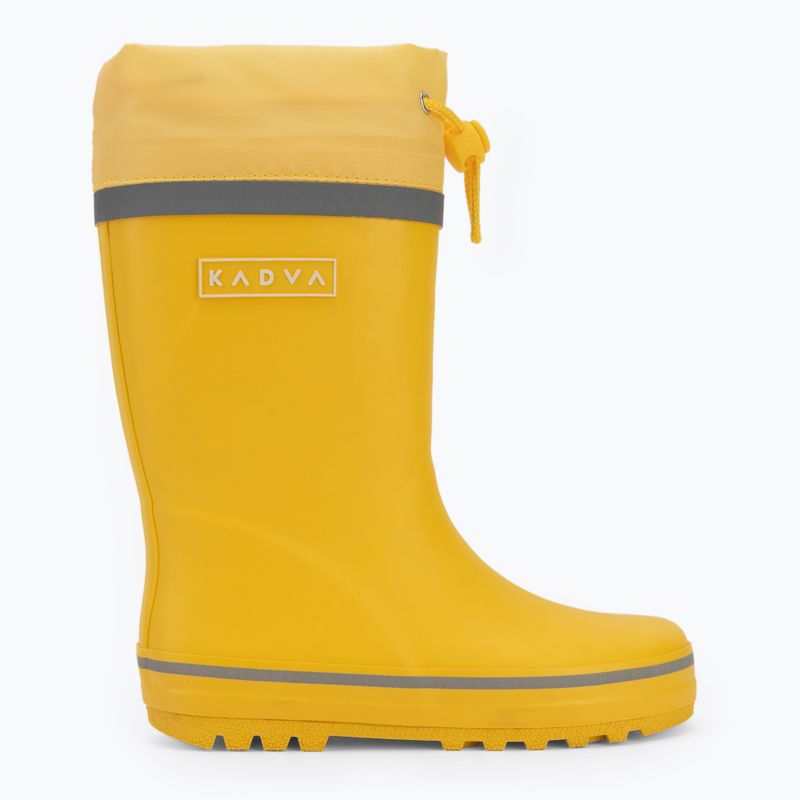 Kinder-Gummistiefel KADVA PuddleProof JR mit reflektierenden Elementen gelb 5