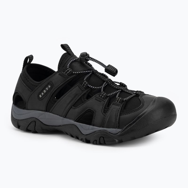 Herren-Trekkingsandalen KADVA Strike Vent schwarz